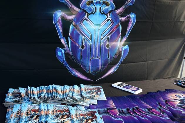 PHILADELPHIA, PA: AUGUST 15: Warner Bros. Pictures, DC Comics and Philadelphia Film Society Present the Blue Beetle Hero Award for service to the Philadelphia community to The Block Gives Back at Philadelphia Museum of Art in Philadelphia, Pennsylvania on August 15, 2023. Copyright: xStarxShooterx