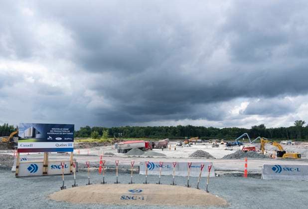 August 17, 2023, BECANCOUR, PQ, Canada: The site of the new Ford manufacturing plant is shown in Becancour, Que., Thursday, Aug.17, 2023. BECANCOUR Canada  - ZUMAc35_ 20230817_zaf_c35_025 Copyright: xChristinnexMuschix