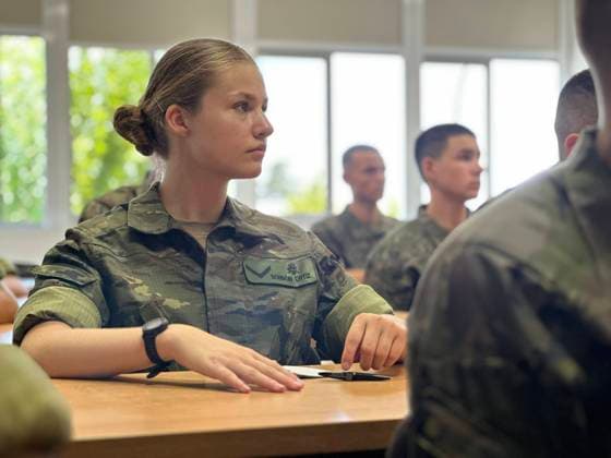 Bilder des Jahres 2023, Entertainment 08 August Entertainment Themen der Woche KW33 Entertainment Bilder des Tages 18-08-22023 Crown Princess Leonor during her 1st day of her three-year long military training at Zaragoza Military Academy, in Zaragoza, Spain. Â  Copyright: xPPEx