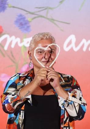 Sarajevo, 180823. Actress Ekaterina Chavleishvili won The Heart of Sarajevo award at the end of Sarajevo Film Festival. Photo: Antonio Balic CROPIX Copyright: xxAntonioxBalicx xCROPIXx sff_pobjednici6-180823