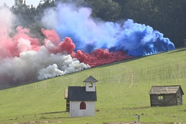 News Themen der Woche KW33 News Bilder des Tages Military history event Brickyard 2023, Kraliky, Czech Republic, August 19, 2023. (CTKxPhoto JosefxVostarek) CTKPhotoP2023081901994  CTKPhotoP2023081901994