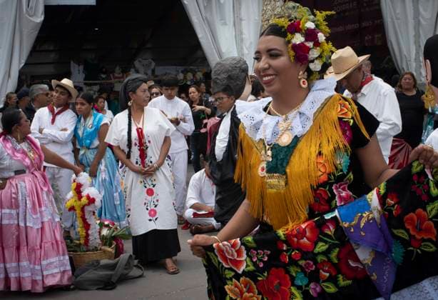 August 20, 2023, Mexico City, Mexico City, Mexico: Hundreds of people from different states of Mexico participated this Sunday in the last day of the IX Festival of Indigenous Cultures, which is celebrated every year in the ZoÂ³calo of Mexico City, where just over one million 435 thousand visitors, nationals and foreigners , attended during the 16 days of the celebrations..The City once again pays homage to our roots and opens spaces for cultural richness to express itself. - Said the head of government of Mexico City, MartoÂ­ Batres. Mexico City Mexico - ZUMAn296 20230820_zip_n296_002 Copyright: xJorgexNunezx
