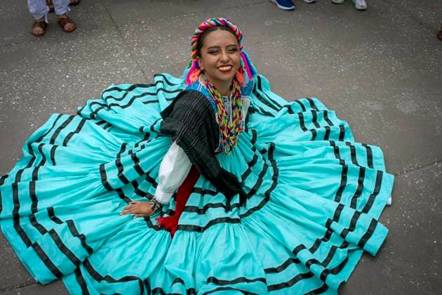 August 20, 2023, Mexico City, Mexico City, Mexico: Hundreds of people from different states of Mexico participated this Sunday in the last day of the IX Festival of Indigenous Cultures, which is celebrated every year in the ZoÂ³calo of Mexico City, where just over one million 435 thousand visitors, nationals and foreigners , attended during the 16 days of the celebrations..The City once again pays homage to our roots and opens spaces for cultural richness to express itself. - Said the head of government of Mexico City, MartoÂ­ Batres. Mexico City Mexico - ZUMAn296 20230820_zip_n296_007 Copyright: xJorgexNunezx