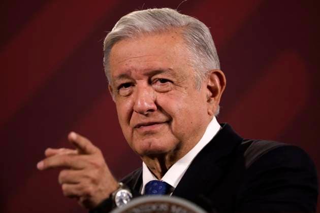 The president of Mexico, Andres Manuel Lopez Obrador in conference with reporters August 21, 2023, Mexico City, Mexico: The President of Mexico, Andres Manuel Lopez Obrador at the daily press conference at the National Palace in Mexico City. on August 21, 2023 in Mexico City, Mexico (Photo by Luis Barron Eyepix Group). Copyright: xLuisxBarronx xEyepixxGroupx LB_20230821_AMLO29