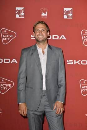 Moritz Fuerste arriving at the SPORT BILD Awards ceremony at the Fischauktionshalle in Hamburg 21 08 2023