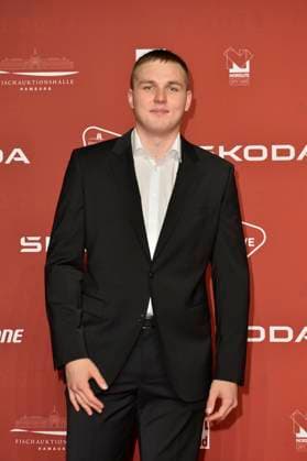 Viktor Jurk arriving at the SPORT BILD Award ceremony at the Fischauktionshalle in Hamburg 21 08 2023