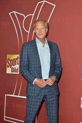 Gerhard Delling arriving at the SPORT BILD Awards ceremony at the Fischauktionshalle in Hamburg 21 08 2023