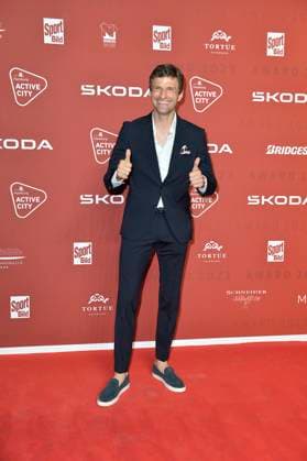 Thomas Mueller arriving at the SPORT BILD Awards ceremony at the Fischauktionshalle in Hamburg 21 08 2023