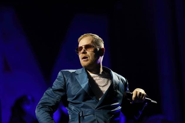 Entertainment Themen der Woche KW34 Entertainment Bilder des Tages Pierre Baigorry alias Peter Fox bei einem Konzert in der Waldbühne in Berlin, 22. August 2023. Peter Fox Konzert Berlin *** Pierre Baigorry aka Peter Fox at a concert at the Waldbühne in Berlin, 22 August 2023 Peter Fox concert Berlin