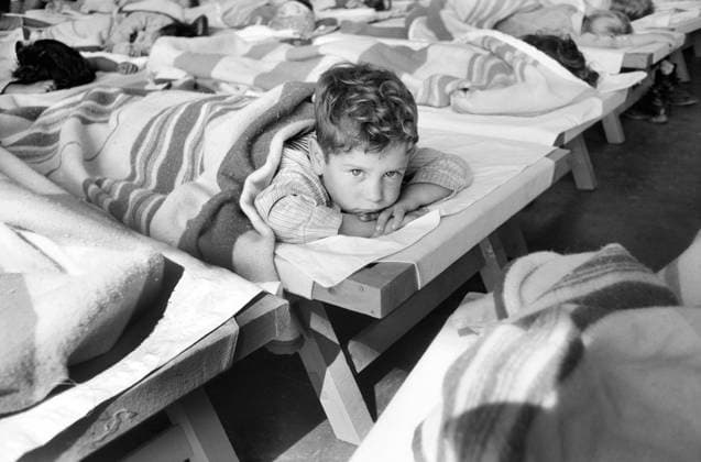 Midday nap, nursery school, Farm Security Administration migratory labor camp, Harlingen, Texas, USA, Arthur Rothstein, U.S. Farm Security Administration, February 1942  Copyright: xCircaxImagesx ghi-circa11818