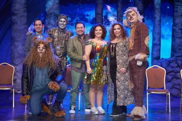 Lucero Mijares Performs at The Wiz Theater Play August 24, 2023, Mexico City, Mexico: Actress and singer Lucero Mijares, daughter of the singers Lucero and Mijares performs on stage during the theater play El Mago (The Wiz) at Theather hidalgo. on August 24, 2023 in Mexico City, Mexico. (Photo by Jaime Nogales Eyepix Group) Copyright: xJaimexNogales xEyepixxGroupx JN_24082023_97893