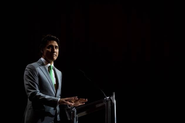 August 25, 2023, VANCOUVER, BC, CANADA: Prime Minister Justin Trudeau speaks at the Global Environment Facility s Seventh Assembly in Vancouver, on Friday, August 25 2023. VANCOUVER CANADA  - ZUMAc35_ 20230825_zaf_c35_152 Copyright: xEthanxCairnsx