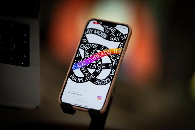 Threads Introduces Web Version Of App The Meta Facebook Instagram Threads web application is seen in this illustration photo in Warsaw, Poland on 26 August, 2023. Warsaw Poland  Copyright: xJaapxArriensx originalFilename: arriens-threadsi230826_npAXG.jpg