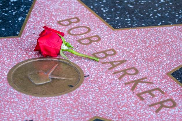 August 26, 2023, Los Angeles, California, United States: A rose is placed at the star of Bob Barker on the Hollywood Walk of Fame. Bob Barker, the longtime Price is Right host who presided over the longest-running daytime game show in North American television history from 1972 to 2007, died at the age of 99. Los Angeles United States - ZUMAs197 20230826_aaa_s197_228 Copyright: xRingoxChiux