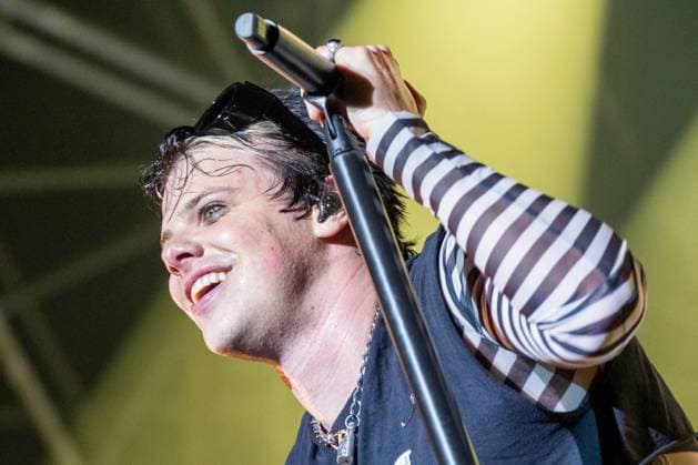 Music Concert - Yungblud - The World Tour 2023 YUNGBLUD, stage name of Dominic Richard Harrison during his live performs at AMA Music Festival on August 26, 2023 in Romano dÃ¢& x80;& x99;Ezzelino, Vicenza, Italy. Romano d Ezzelino Italy  Copyright: xIPA ABACAx BRIPA20230827_048 IPA ABACAx BRIPA20230827_048