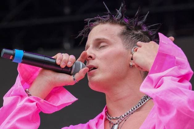 Music Concert - Call Me Karizma - The Francis Tour Europe 2023 Call Me Karizma, stage name of Morgan Parriott during his live performs at AMA Music Festival on August 26, 2023 in Romano dÃ¢& x80;& x99;Ezzelino, Vicenza, Italy. Romano d Ezzelino Italy  Copyright: xIPA ABACAx BRIPA20230827_183 IPA ABACAx BRIPA20230827_183