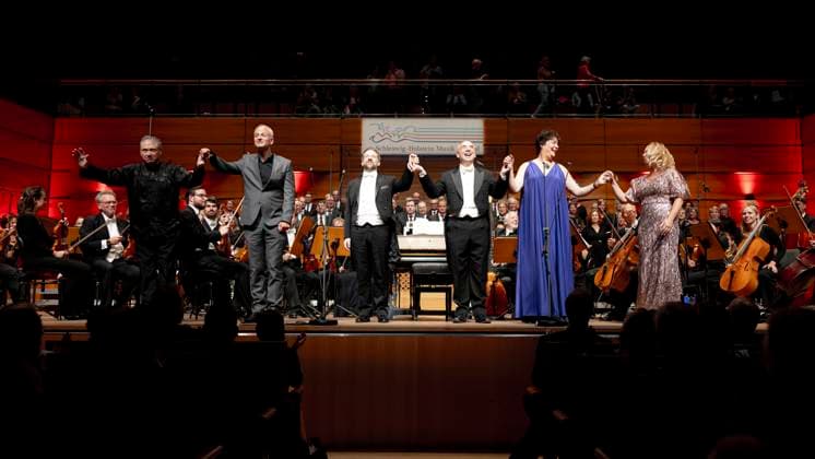 Final concert Handels Messiah , K189, Schleswig Holstein Music Festival, 27 08 23 Lübeck Schleswig Holstein Germany Copyright: xAgentur54Gradx xFelixxKoenigx