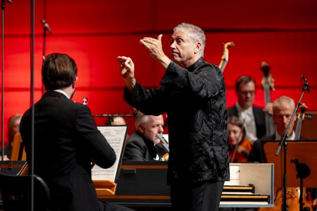 Conductor Richard Egarr Final concert Handels Messiah , K189, Schleswig Holstein Music Festival, 27 08 23 Lübeck Schleswig Holstein Germany Copyright: xAgentur54Gradx xFelixxKoenigx