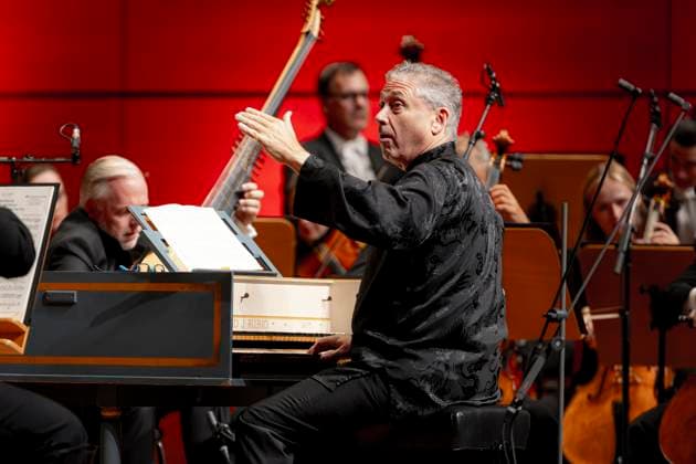 Conductor Richard Egarr Final concert Handels Messiah , K189, Schleswig Holstein Music Festival, 27 08 23 Lübeck Schleswig Holstein Germany Copyright: xAgentur54Gradx xFelixxKoenigx