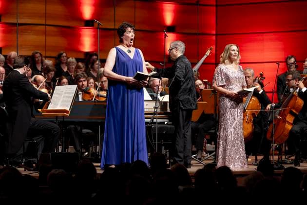 Hilary Summers alto and Carolyn Sampson soprano Final concert Handels Messiah , K189, Schleswig Holstein Music Festival, 27 08 23 Lübeck Schleswig Holstein Germany Copyright: xAgentur54Gradx xFelixxKoenigx