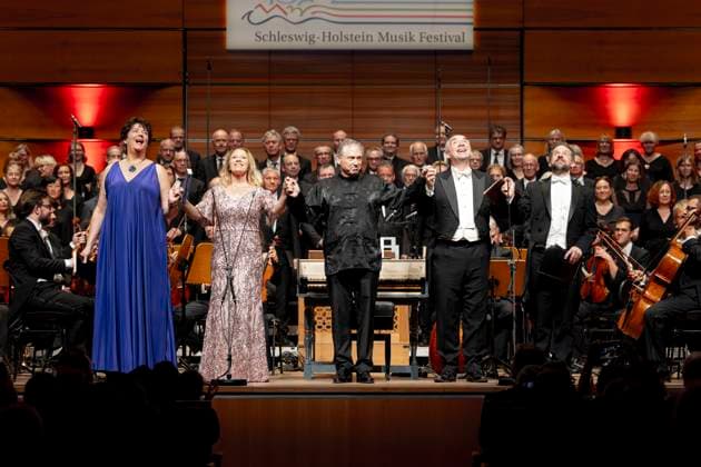 Final concert Handels Messiah , K189, Schleswig Holstein Music Festival, 27 08 23 Lübeck Schleswig Holstein Germany Copyright: xAgentur54Gradx xFelixxKoenigx