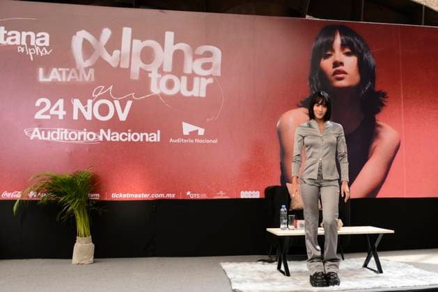 Aitana ˜Alpha Latam Tour™ Press Conference August 28, 2023, Mexico City, Mexico: Spanish singer, Aitana, attends a press conference to promote their Alpha Latam Tour concert at National Auditorium. on August 28, 2023 in Mexico City, Mexico. (Photo by Carlos Tischler Eyepix Group) Copyright: xCarlosxTischler xEyepixxGroupx CT_28082023_98011