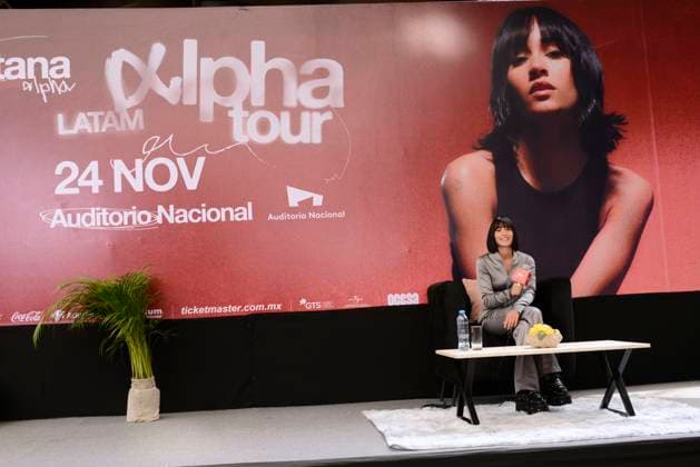 Aitana ˜Alpha Latam Tour™ Press Conference August 28, 2023, Mexico City, Mexico: Spanish singer, Aitana, attends a press conference to promote their Alpha Latam Tour concert at National Auditorium. on August 28, 2023 in Mexico City, Mexico. (Photo by Carlos Tischler Eyepix Group) Copyright: xCarlosxTischler xEyepixxGroupx CT_28082023_98022