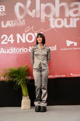 Aitana ˜Alpha Latam Tour™ Press Conference August 28, 2023, Mexico City, Mexico: Spanish singer, Aitana, attends a press conference to promote their Alpha Latam Tour concert at National Auditorium. on August 28, 2023 in Mexico City, Mexico. (Photo by Carlos Tischler Eyepix Group) Copyright: xCarlosxTischler xEyepixxGroupx CT_28082023_98036