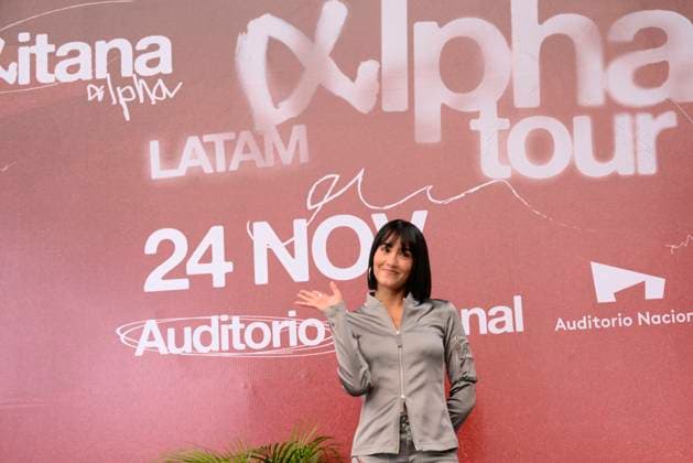 Aitana ˜Alpha Latam Tour™ Press Conference August 28, 2023, Mexico City, Mexico: Spanish singer, Aitana, attends a press conference to promote their Alpha Latam Tour concert at National Auditorium. on August 28, 2023 in Mexico City, Mexico. (Photo by Carlos Tischler Eyepix Group) Copyright: xCarlosxTischler xEyepixxGroupx CT_28082023_98043