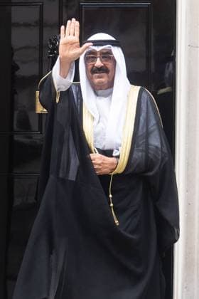 London, Rishi Sunak trifft Kuwaits Kronprinz Scheich Meschal al-Ahmed al-Sabah Crown Prince of Kuwait Visit - Tuesday 29 August 2023 - Downing Street, London Crown Prince of Kuwait - Sheikh Meshal Al-Ahmad Al-Jaber Al-Sabah arrives for a meeting with British Prime Minister Rishi Sunak at Downing Street in London, England, UK on Tuesday 29 August, 2023., Credit:Justin Ng Avalon UK, England, London, Downing Street  Copyright: xJustinxNgx xAvalonx 0801019296