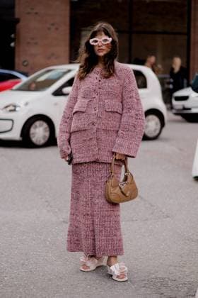 Copenhagen Fashion Week - SS24 - DAY 1 Street style, Lea Naumann arriving at Lovechild 1979 Spring-Summer 2024 show, during Copenhagen Fashion Week, Denmark, on August 8th, 2023. Photo by Marie-Paola Bertrand-Hillion ABACAPRESS.COM Copenhagen Denmark  Copyright: xBertrand-HillionxMarie-Paola ABACAx 865532_056 Bertrand-HillionxMarie-Paola ABACAx 865532_056