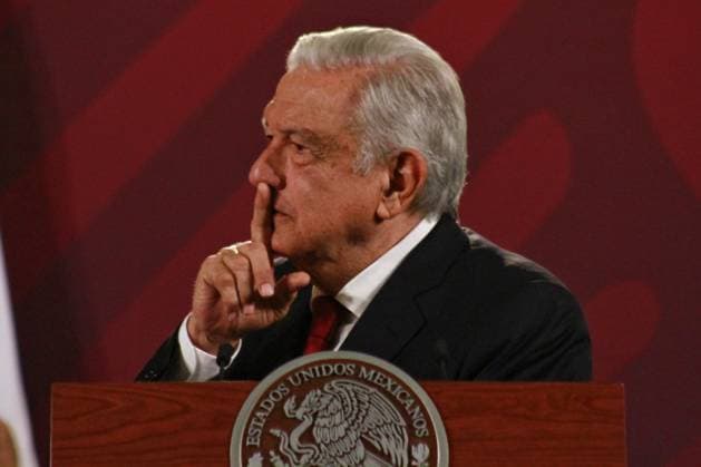 News Bilder des Tages Mexican President, Lopez Obrador Daily News Conference August 30, 2023 in Mexico City, Mexico: President of Mexico, Andres Manuel Lopez Obrador, speaks during the morning briefing conference in front of reporters at the national palace. on August 30, 2023 in Mexico City, Mexico. (Photo by Carlos Santiago Eyepix Group) Copyright: xCarlosxSantiagoxRochax xEyepixxGx CS202308307288