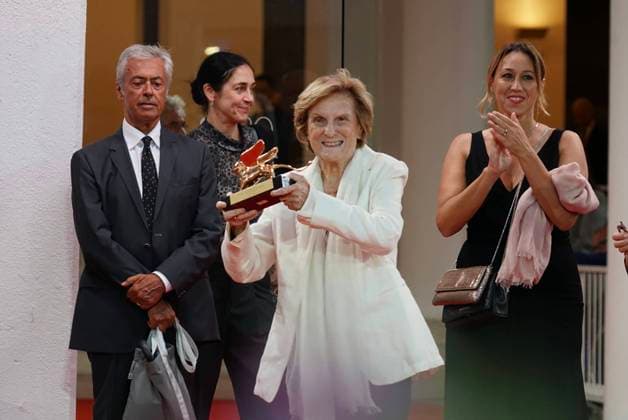 Bilder des Jahres 2023, Entertainment 08 August Entertainment Themen der Woche KW35 Entertainment Bilder des Tages Golden Lion For Lifetime Achievement - The 80th Venice International Film Festival August 30, 2023, Venice, Italy: Director Liliana Cavani receives the Golden Lion for Lifetime Achievement during the opening ceremony of the 80th Venice International Film Festival, on August 30, 2023 in Venice, Italy. (Photo by Amaresh V. Narro Eyepix Group) Copyright: xAmareshxV.xNarro xEyepixxGroupx AVN_30082023_98252