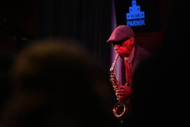 An American composer, jazz instrumentalist, and educator Roscoe Mitchell performs during the concert Legends of Improvisation in Parnik club within the Ostrava Days Music of Today Festival in Ostrava, Czech Republic, August 31, 2023. (CTKxPhoto JaroslavxOzana) CTKPhotoP2023090100076  CTKPhotoP2023090100076