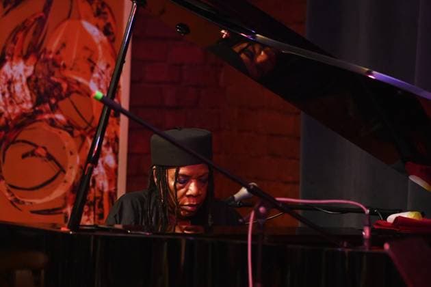 An American jazz pianist, organist, vocalist, composer, and arranger Amina Claudine Myers performs during the concert Legends of Improvisation in Parnik club within the Ostrava Days Music of Today Festival in Ostrava, Czech Republic, August 31, 2023. (CTKxPhoto JaroslavxOzana) CTKPhotoP2023090100104  CTKPhotoP2023090100104