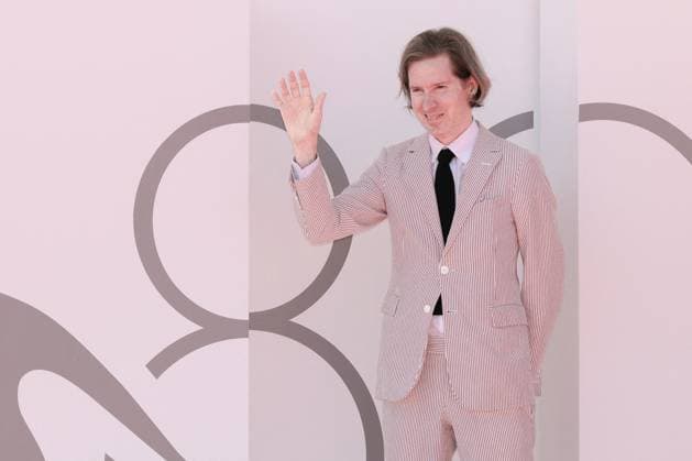 Venice - Premio Cartier Glory To The Filmaker Award Ceremony Director Wes Anderson arrives to Palazzo del Cinema to attending award ceremony of Premio Cartier Glory to the Filmaker 2023 at the 80th Venice International Film Festival on September 01, 2023 in Venice, Italy. Photo by Marco Piovanotto ABACAPRESS:COM Venice Italy  Copyright: xPiovanottoxMarco ABACAx 865934_023 PiovanottoxMarco ABACAx 865934_023