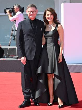 Venice, 80th Venice Film Festival 2023. Day 3 - Cartier Glory to the Filmaker Award 2023. In the photo Cyrille Vigneron and Caterina Murino  Copyright: xSimonexComix xipa-agency.netx xPoolxPhotoxEventsx02x IPA_IPA39991072