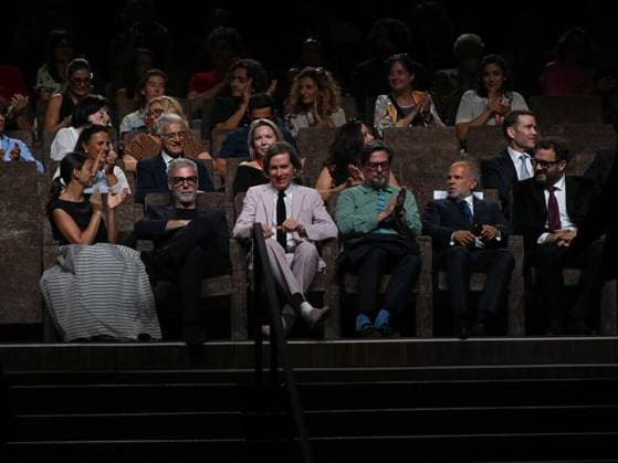Venice, 80th Venice Film Festival 2023. Day 3 - Cartier Glory to the Filmaker Award 2023 Venice, 80th Venice Film Festival 2023. Day 3 - Cartier Glory to the Filmaker Award 2023. In the photo Wes Anderson Venice -  Copyright: xIPA ABACAx BRIPA20230901_645 IPA ABACAx BRIPA20230901_645