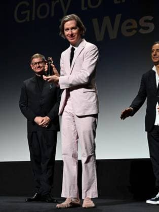 Venice, 80th Venice Film Festival 2023. Day 3 - Cartier Glory to the Filmaker Award 2023 Venice, 80th Venice Film Festival 2023 . Day 3 - Cartier Glory to the Filmmaker Award 2023. In the photo Wes Anderson Venice -  Copyright: xIPA ABACAx BRIPA20230901_698 IPA ABACAx BRIPA20230901_698