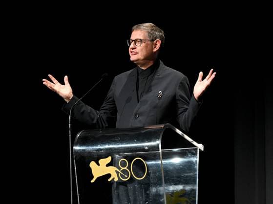 Venice, 80th Venice Film Festival 2023. Day 3 - Cartier Glory to the Filmaker Award 2023 Venice, 80th Venice Film Festival 2023. Day 3 - Cartier Glory to the Filmaker Award 2023. In the photo Cyrille Vigneron Venice -  Copyright: xIPA ABACAx BRIPA20230901_739 IPA ABACAx BRIPA20230901_739