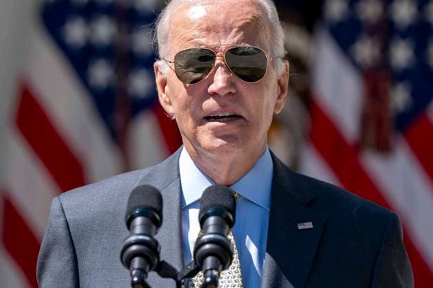 News Themen der Woche KW35 News Bilder des Tages President Joe Biden speaks on the August Jobs Report in the Rose Garden at the White House in Washington, DC on Friday, September 1, 2023.  WAP20230901360 BONNIExCASH