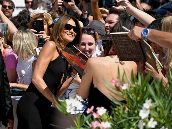 Venice, 80th Venice Film Festival 2023. Day 4 - Red Carpet Golden Lion for Lifetime Achievement to Tony Leung Chiu-Wai. In the photo Carla Bruni  Copyright: xSimonexComix xipa-agency.netx xPoolxPhotoxEventsx02x IPA_IPA40011321