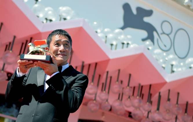September 2, 2023, VENICE, ITALY: Hong Kong actor Tony Leung Chiu-Wai poses after he received the Golden Lion for Lifetime Achievement Award during the Venice International Film Festival, in Venice, Italy, 02 September 2023. The 80th edition of the Venice Film Festival runs from 30 August to 09 September 2023. ANSA ETTORE FERRARI. VENICE ITALY  - ZUMAa110 20230902_zaf_a110_066 Copyright: xEttorexFerrarix