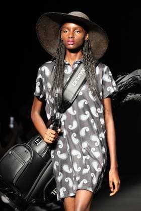 September 2, 2023, Tokyo, Japan - A model displays a creation of 1PIU1UGUALE3 GOLF 2024 Spring Summer collection designed by Tomohiro Ozawa in Tokyo on Saturday, September 2, 2023 as a part of the Fashion Week Tokyo. (photo by Yoshio Tsunoda AFLO)  , aflo_227978593.jpg,