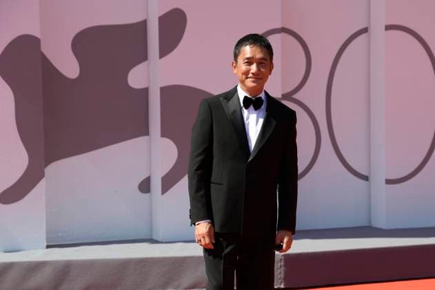 Tony Leung Chiu wai at the premiere of the documentary La parte del Leone una storia della Mostra The Lion s Share a History of the Mostra and the awarding of the Golden Lion for Lifetime Achievement to Tony Leung Chiu wai at the Biennale di Venezia 2023 80 Venice International Film Festival at Palazzo del Cinema Venice, 02 09 2023. Foto:xA.xM.xTinghinox xFuturexImagex leone_3916