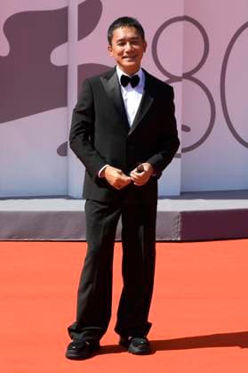 Tony Leung Chiu wai at the premiere of the documentary La parte del Leone una storia della Mostra The Lion s Share a History of the Mostra and the awarding of the Golden Lion for Lifetime Achievement to Tony Leung Chiu wai at the Biennale di Venezia 2023 80 Venice International Film Festival at Palazzo del Cinema Venice, 02 09 2023. Foto:xA.xM.xTinghinox xFuturexImagex leone_3917