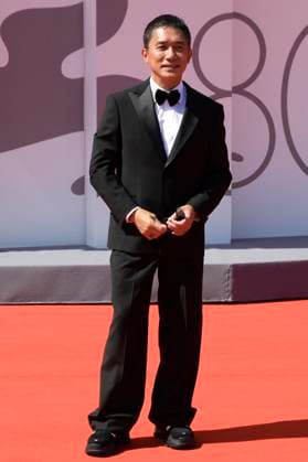 Tony Leung Chiu wai at the premiere of the documentary La parte del Leone una storia della Mostra The Lion s Share a History of the Mostra and the awarding of the Golden Lion for Lifetime Achievement to Tony Leung Chiu wai at the Biennale di Venezia 2023 80 Venice International Film Festival at Palazzo del Cinema Venice, 02 09 2023. Foto:xA.xM.xTinghinox xFuturexImagex leone_3918