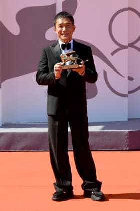 Tony Leung Chiu wai at the premiere of the documentary La parte del Leone una storia della Mostra The Lion s Share a History of the Mostra and the awarding of the Golden Lion for Lifetime Achievement to Tony Leung Chiu wai at the Biennale di Venezia 2023 80 Venice International Film Festival at Palazzo del Cinema Venice, 02 09 2023. Foto:xA.xM.xTinghinox xFuturexImagex leone_3954