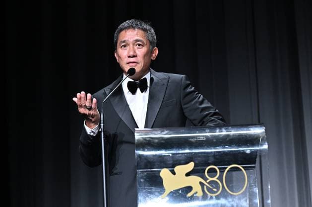 Venice Film Festival, award ceremony of the Golden Lion for Lifetime, Italy - 02 Sep 2023 Tony Leung Chiu-Wai receives his Golden Lion Lifetime Achievement Award. 80th Venice International Film Festival on September 2, 2023 in Venice, Italy, Credit:Maria Laura Antonelli Avalon Italy, Venice  Copyright: xMariaxLauraxAntonellix xAvalonx 0802405943