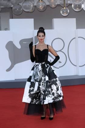 80th Venice Film Festival 2023, Red carpet Kineo Award . Pictured: Kristy Sparow  Copyright: xAlbertoxTerenghix xipa-agency.nex xPoolxPhotoxEventsx02x IPA_IPA40021043